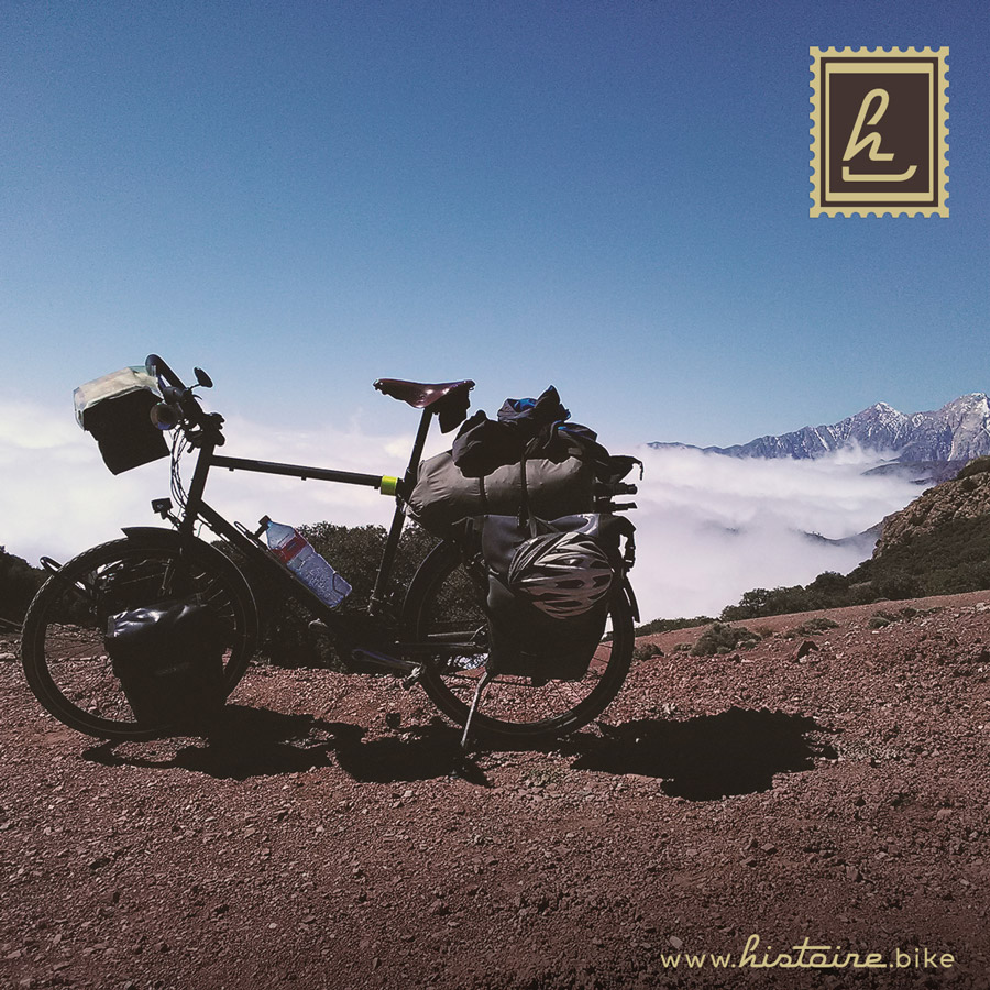 D 282 Histoire Velo De Voyage A MARQUE Col Du TizinTest Maroc